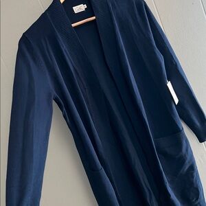 NWT Cielo Cardigan Navy Blue XL